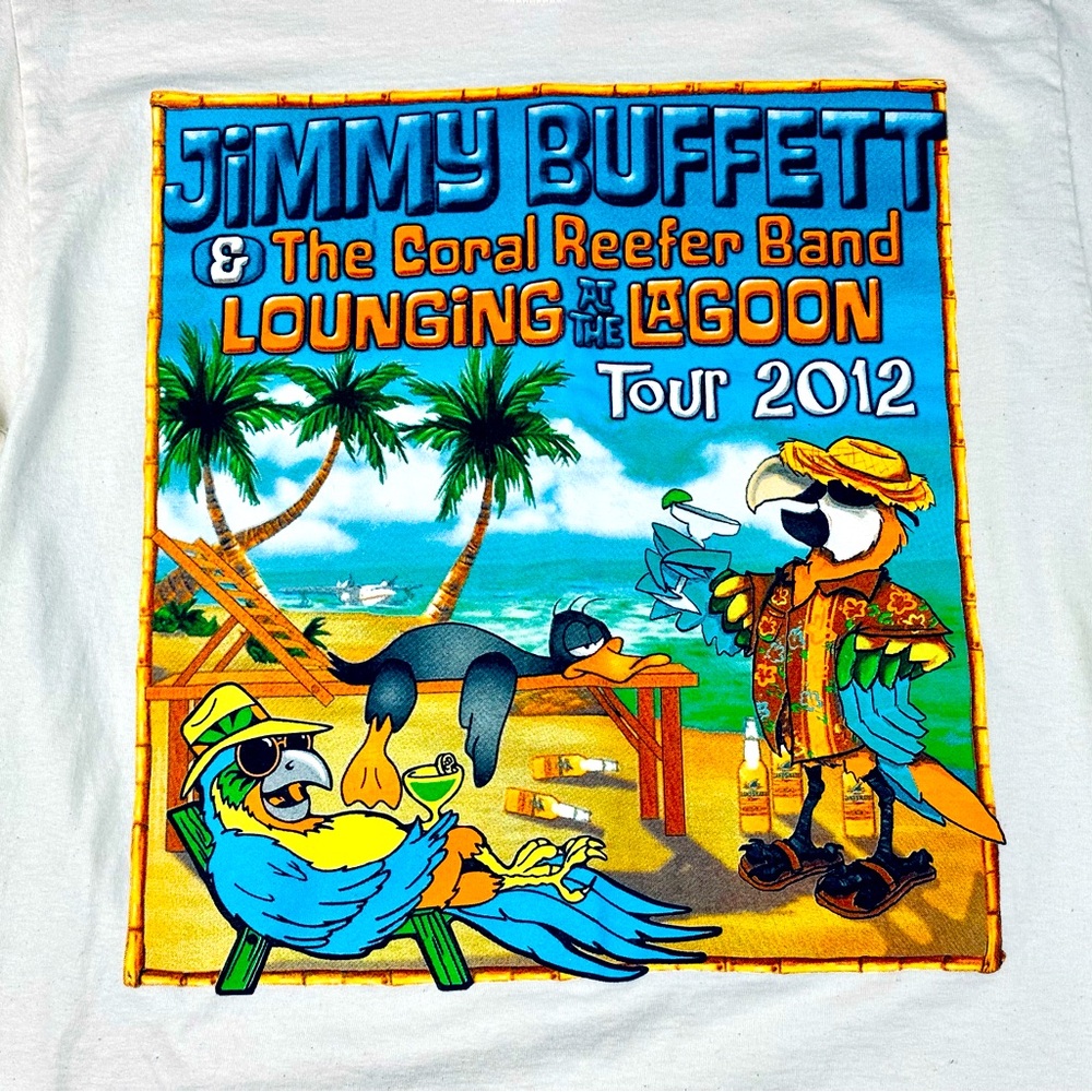 🦜 NWT Jimmy Buffet 2012 Tour T shirt